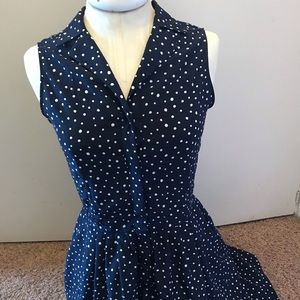 Uniqlo polka dot dress